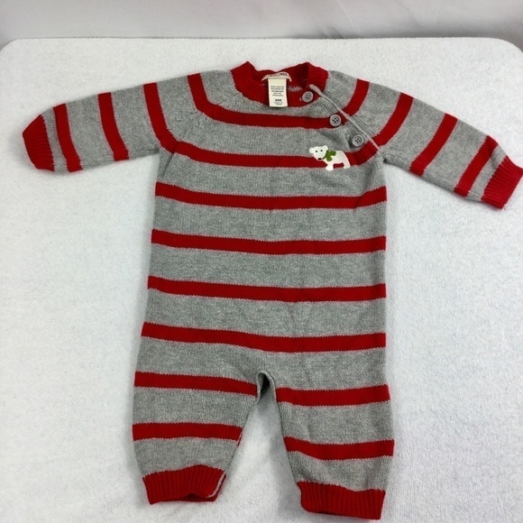 LOT of Winter Christmas Holiday Clothes Size 3 Months - Picture 2 of 9